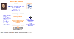 Desktop Screenshot of chevaliercentre.org