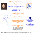 Tablet Screenshot of chevaliercentre.org